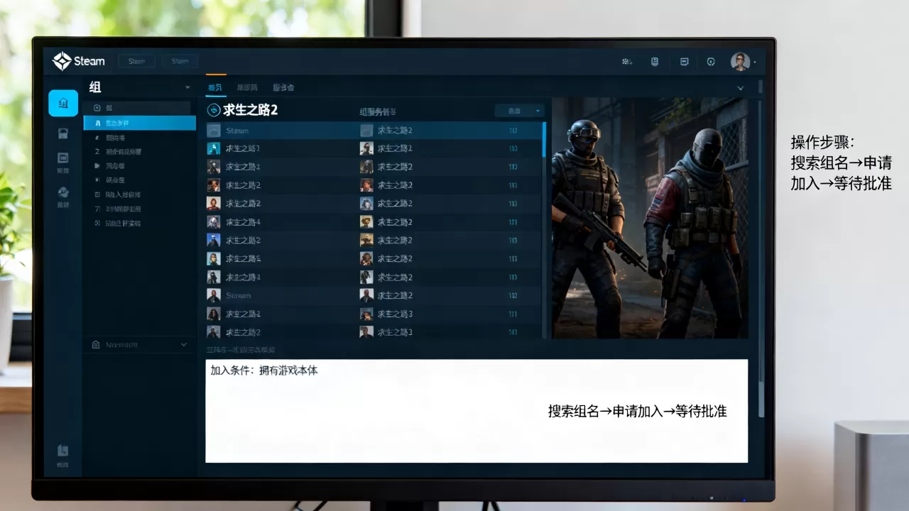 如何加入求生之路2的Steam组服务器?,需要什么条件? 如何加入求生之路2的Steam组服务器?,需要什么条件?