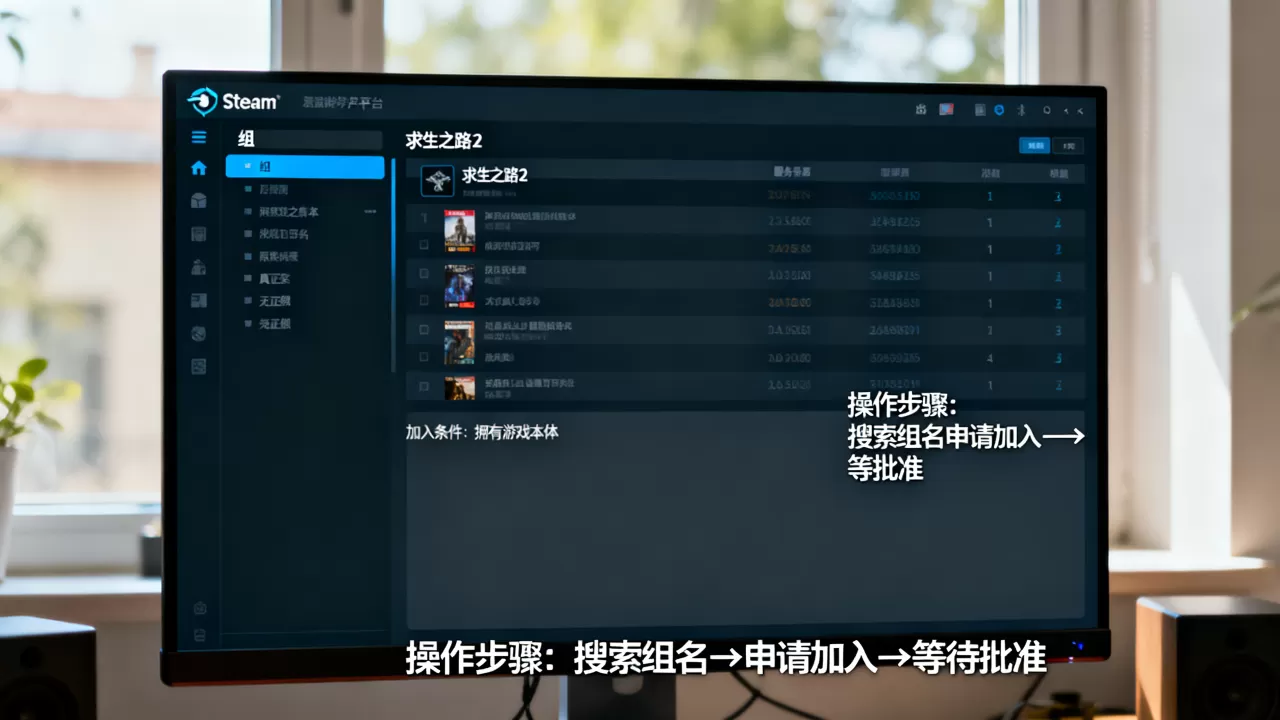 如何加入求生之路2的Steam组服务器?,需要什么条件? 如何加入求生之路2的Steam组服务器?,需要什么条件?