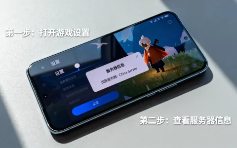光遇国服服务器是哪个，怎么查？