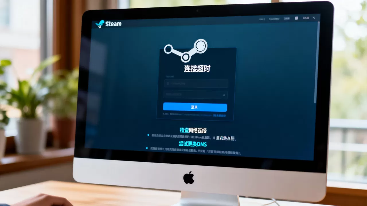 Mac上的Steam登录不上服务器是什么原因,连接超时怎么办 Mac上的Steam登录不上服务器是什么原因,连接超时怎么办