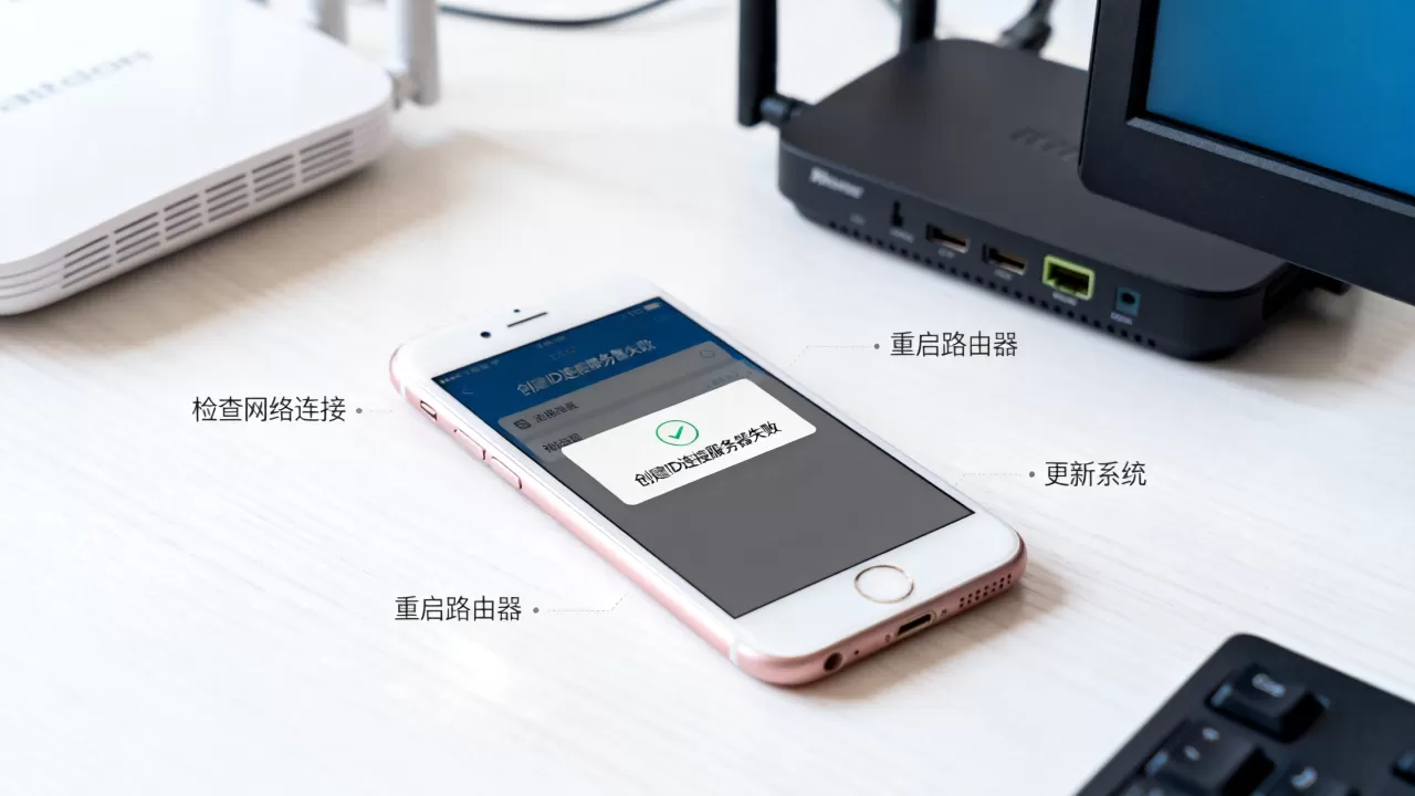 苹果6创建ID连接服务器失败怎么回事,怎么解决? 苹果6创建ID连接服务器失败怎么回事,怎么解决?