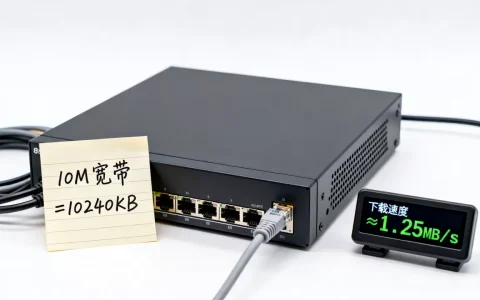 服务器10兆宽带等于多少KB，10M带宽下载速度是多少？