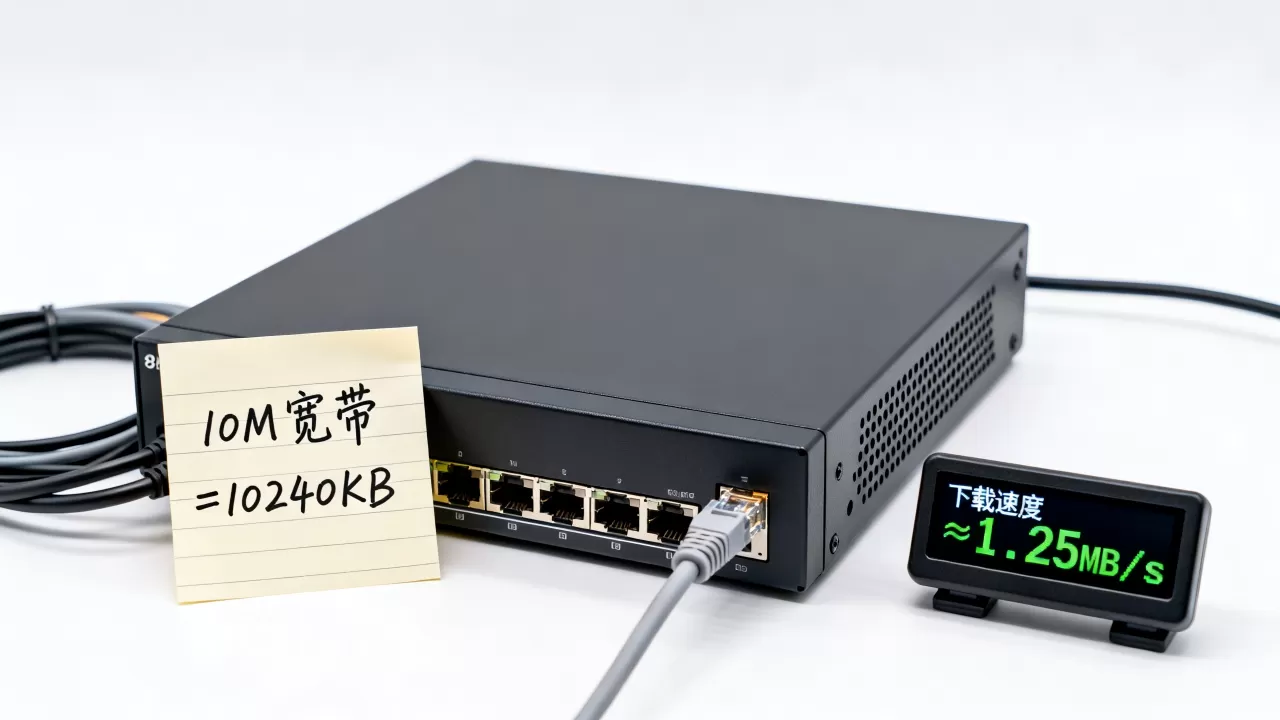 服务器10兆宽带等于多少KB,10M带宽下载速度是多少? 服务器10兆宽带等于多少KB,10M带宽下载速度是多少?
