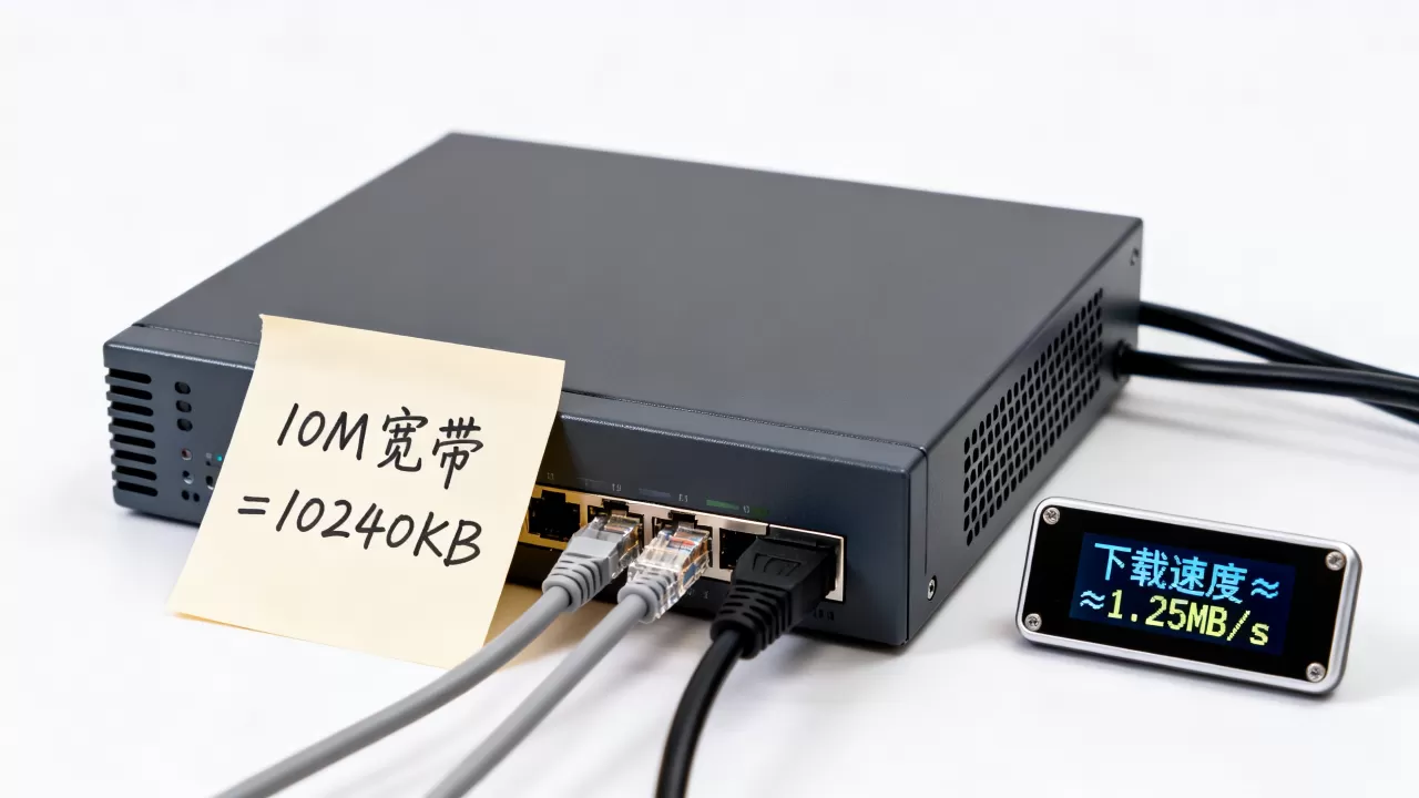 服务器10兆宽带等于多少KB,10M带宽下载速度是多少? 服务器10兆宽带等于多少KB,10M带宽下载速度是多少?