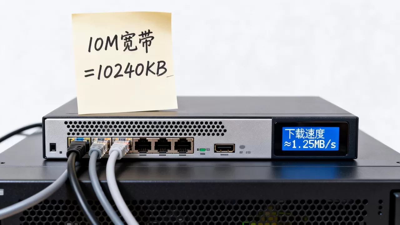 服务器10兆宽带等于多少KB,10M带宽下载速度是多少? 服务器10兆宽带等于多少KB,10M带宽下载速度是多少?