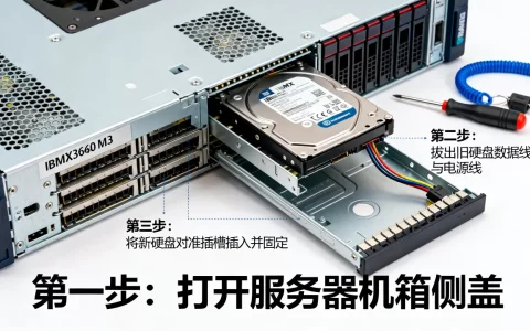 IBMX3650 M3服务器硬盘怎么换，更换步骤有哪些？