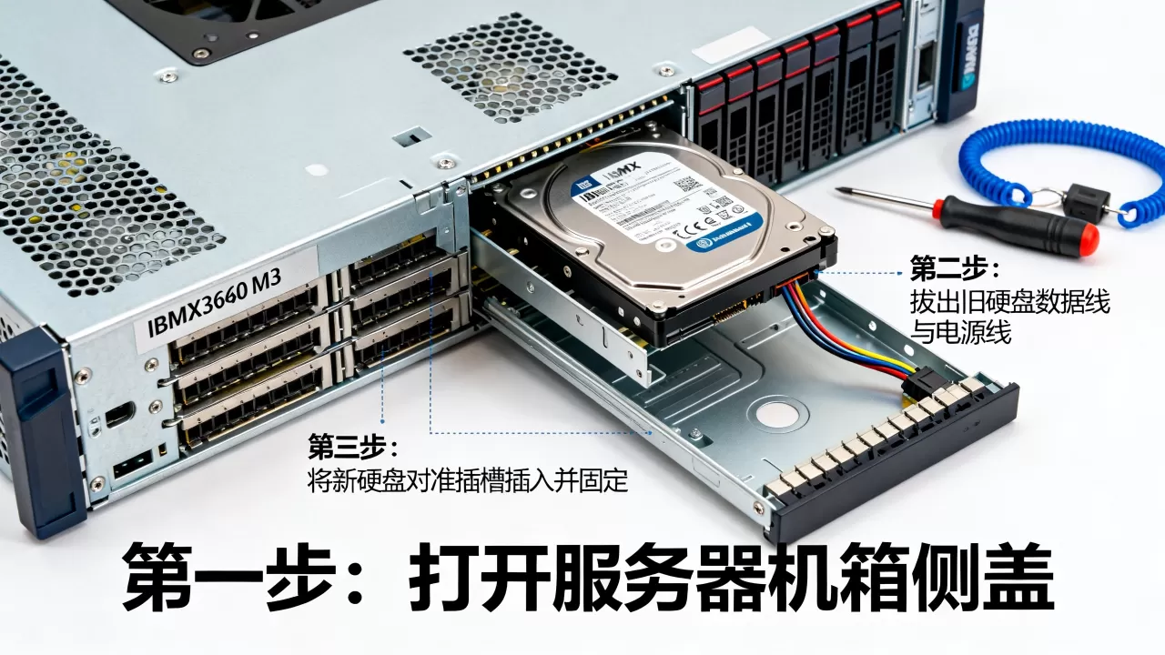 IBMX3650 M3服务器硬盘怎么换,更换步骤有哪些? IBMX3650 M3服务器硬盘怎么换,更换步骤有哪些?