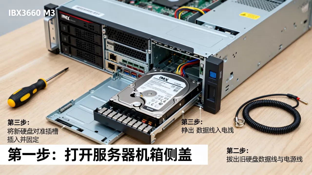 IBMX3650 M3服务器硬盘怎么换,更换步骤有哪些? IBMX3650 M3服务器硬盘怎么换,更换步骤有哪些?
