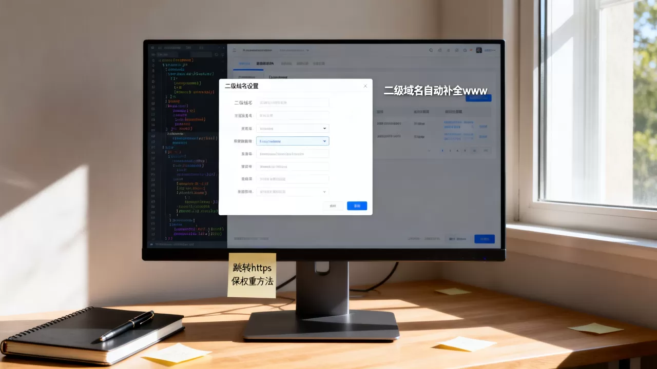 如何让二级域名自动补全www?二级域名跳转https保权重方法 如何让二级域名自动补全www?二级域名跳转https保权重方法