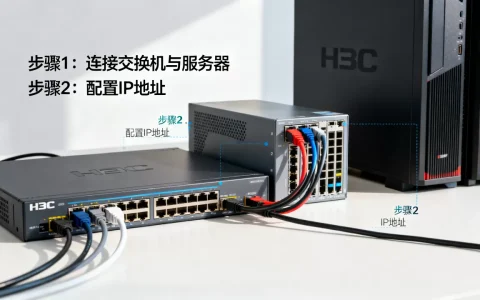 h3c交换机连接服务器怎么设置，配置步骤是什么？