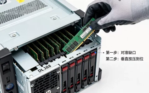 惠普DL388内存卡怎么插，服务器内存条安装步骤是什么？