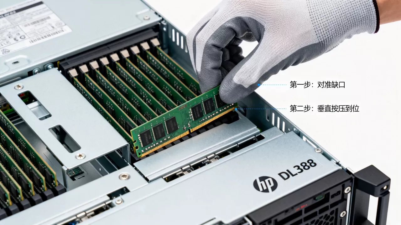 惠普DL388内存卡怎么插,服务器内存条安装步骤是什么? 惠普DL388内存卡怎么插,服务器内存条安装步骤是什么?