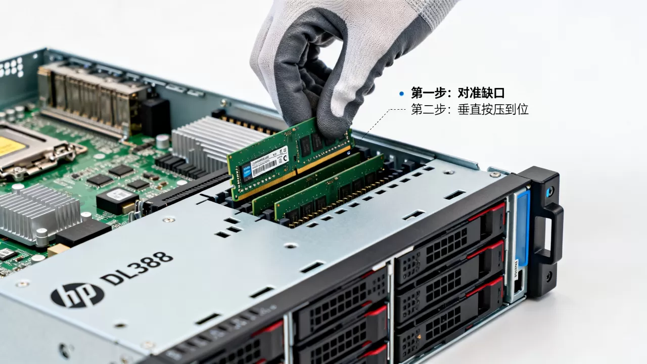 惠普DL388内存卡怎么插,服务器内存条安装步骤是什么? 惠普DL388内存卡怎么插,服务器内存条安装步骤是什么?