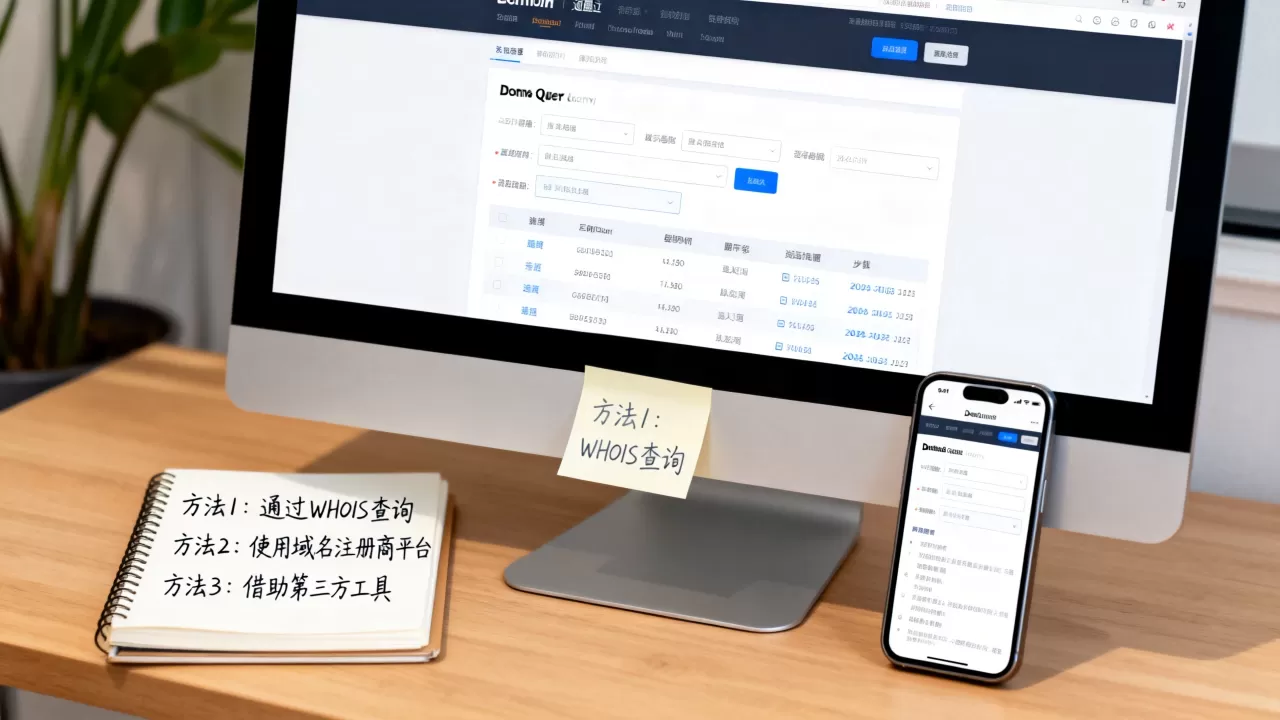 如何查一个网站的域名?新手小白必学的3种实用方法,怎么查询网站域名信息? 如何查一个网站的域名?新手小白必学的3种实用方法,怎么查询网站域名信息?