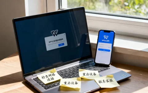 WPS云空间服务器错误是怎么回事，如何解决？