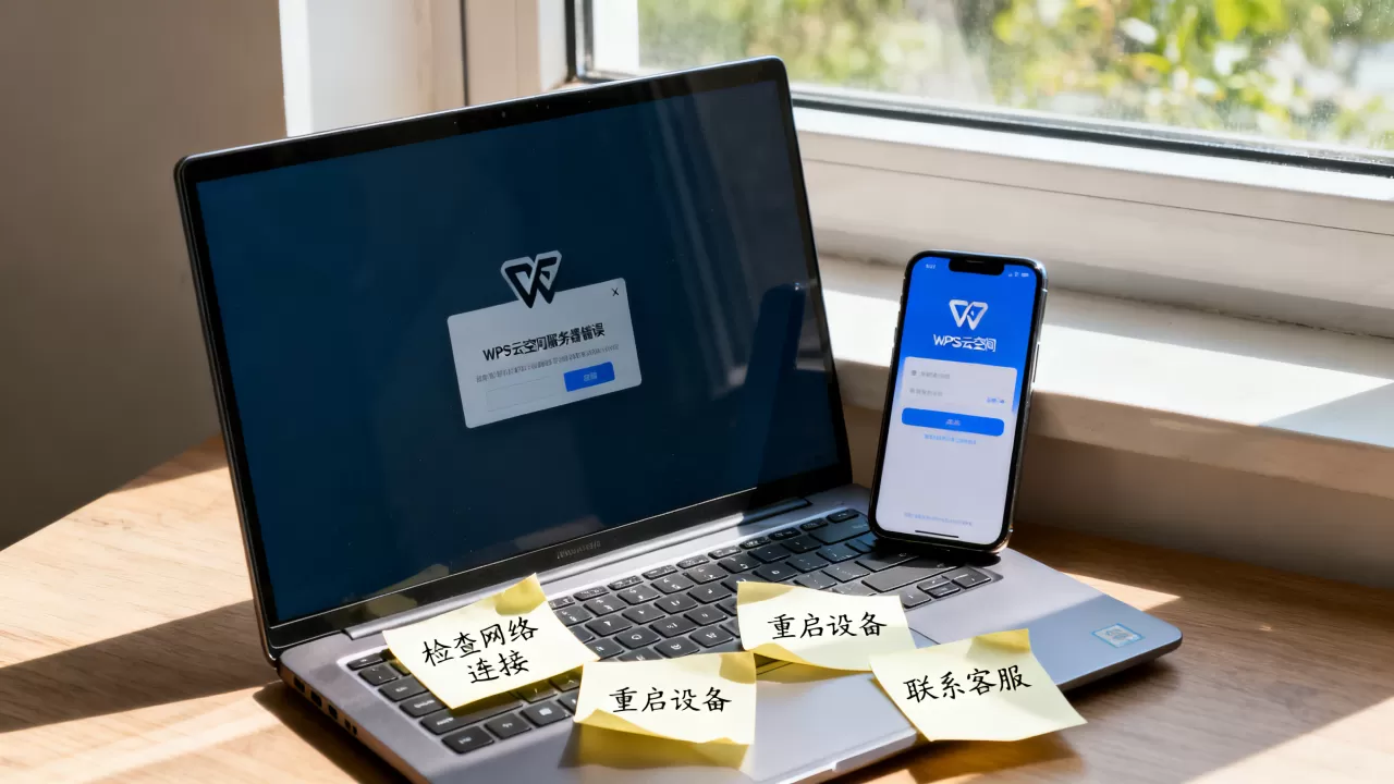 WPS云空间服务器错误是怎么回事,如何解决? WPS云空间服务器错误是怎么回事,如何解决?