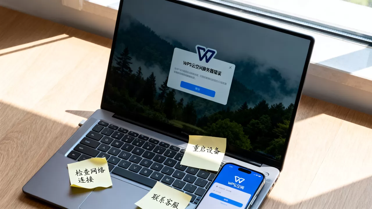 WPS云空间服务器错误是怎么回事,如何解决? WPS云空间服务器错误是怎么回事,如何解决?