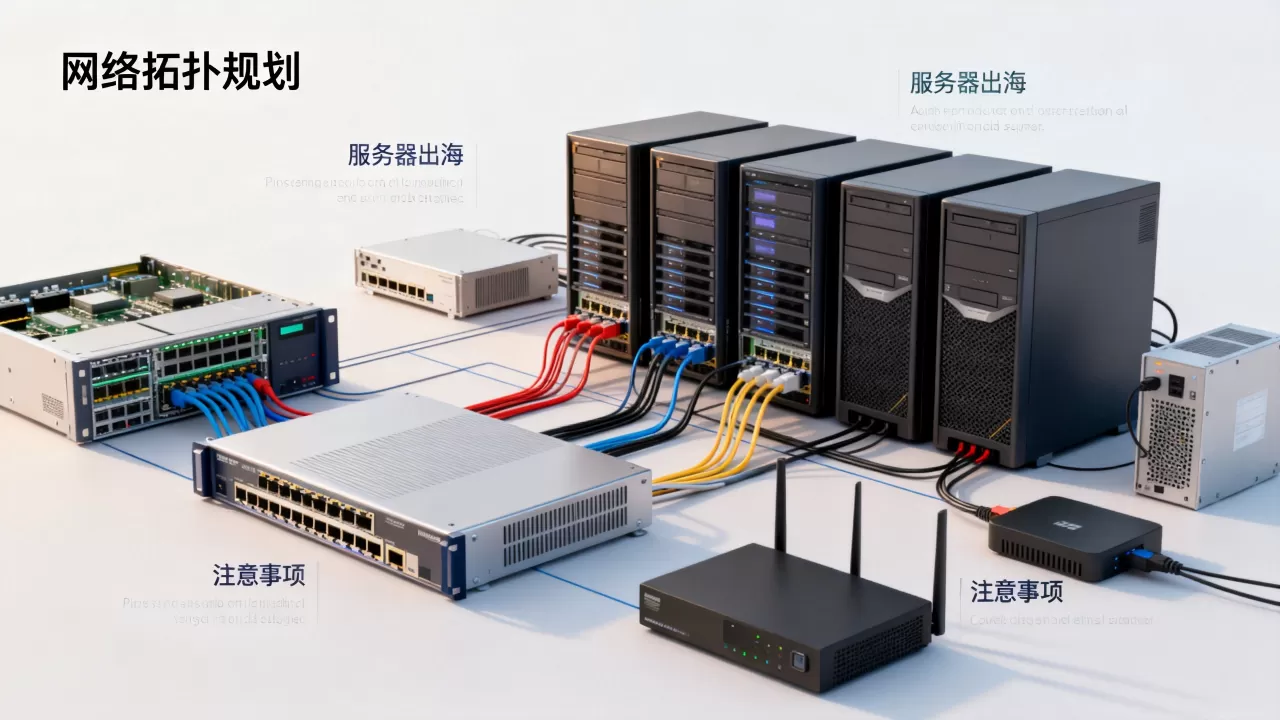 服务器出海前网络拓扑怎么规划?,有哪些注意事项? 服务器出海前网络拓扑怎么规划?,有哪些注意事项?