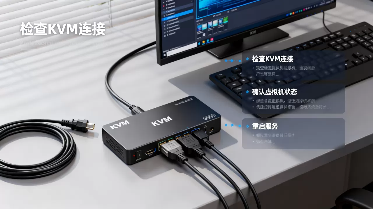 KVM连不上虚拟机怎么办?排查步骤与解决方法有哪些? KVM连不上虚拟机怎么办?排查步骤与解决方法有哪些?
