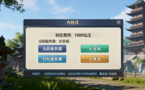梦幻西游转服务器要多少钱，转区费用怎么算？