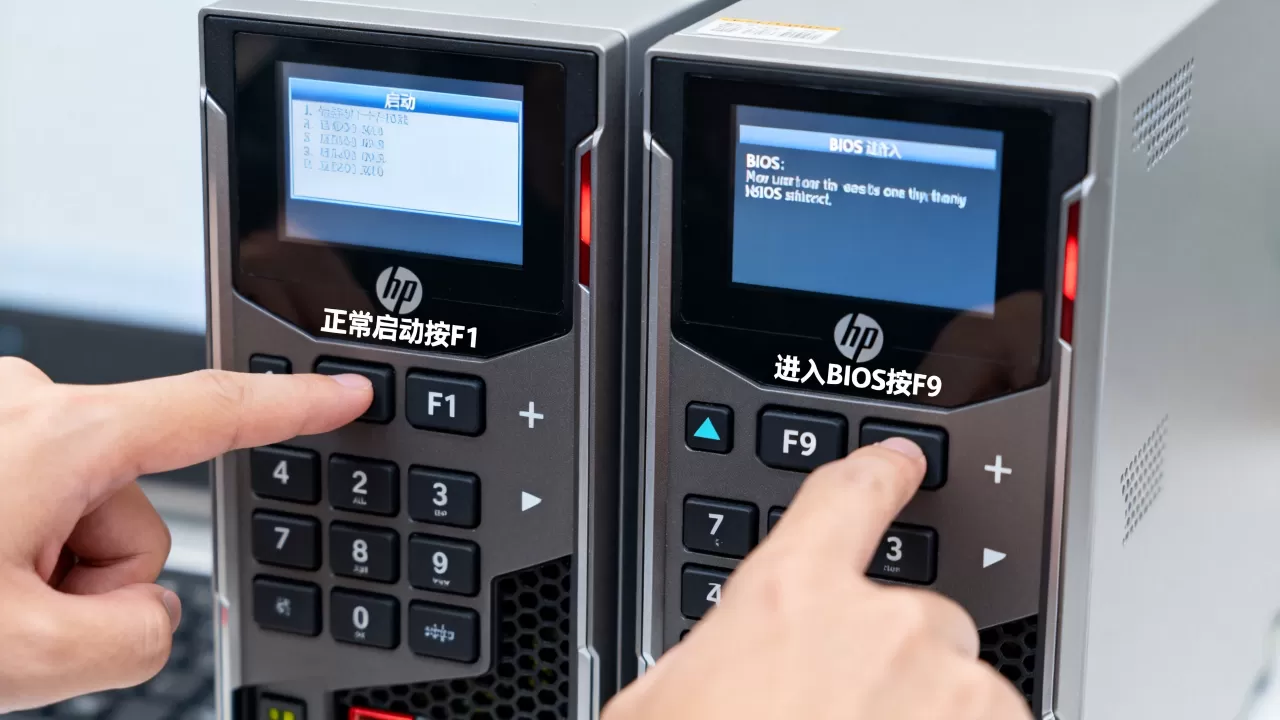 惠普服务器正常启动按F几?, 开机按F几进入BIOS 惠普服务器正常启动按F几?, 开机按F几进入BIOS