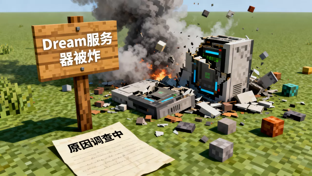 我的世界Dream服务器被炸了?,Dream服务器被炸原因? 我的世界Dream服务器被炸了?,Dream服务器被炸原因?