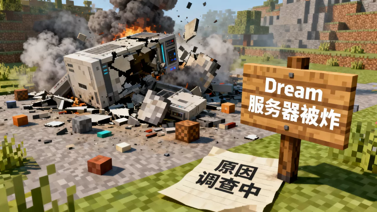 我的世界Dream服务器被炸了?,Dream服务器被炸原因? 我的世界Dream服务器被炸了?,Dream服务器被炸原因?
