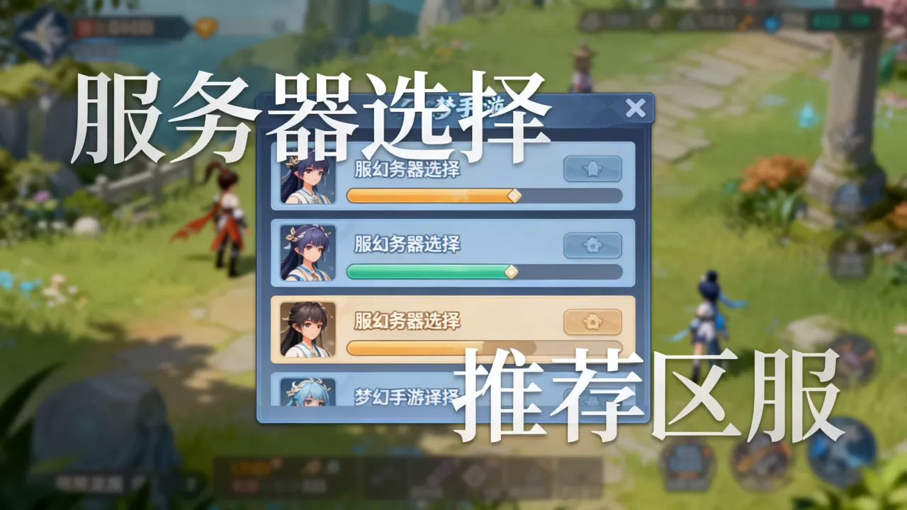 梦幻手游多少和服务器有关?,哪个区服最值得玩? 梦幻手游多少和服务器有关?,哪个区服最值得玩?