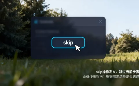 虚拟机操作skip是什么意思？如何正确使用虚拟机操作？
