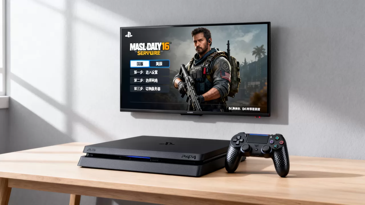 PS4使命召唤16怎么切换服务器,国服美服选择教程 PS4使命召唤16怎么切换服务器,国服美服选择教程