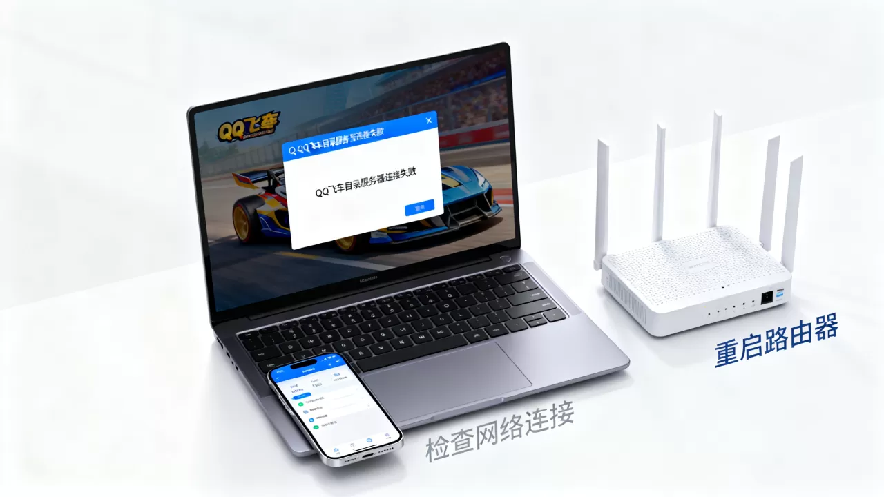 QQ飞车目录服务器连接失败是什么原因,怎么解决? QQ飞车目录服务器连接失败是什么原因,怎么解决?