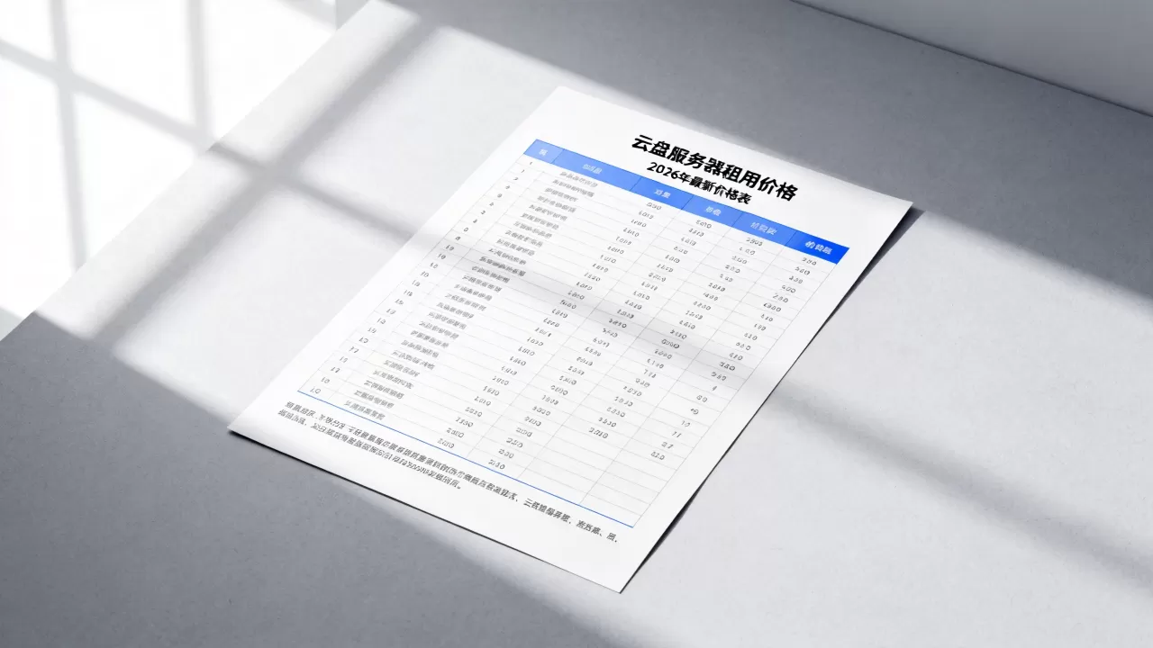 云盘服务器租用多少钱,2026年最新价格表在哪看? 云盘服务器租用多少钱,2026年最新价格表在哪看?