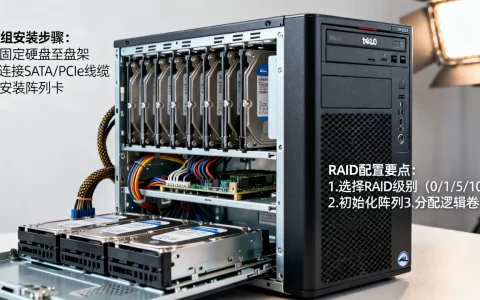 dell服务器t420盘组怎么做？，RAID配置有哪些要点？