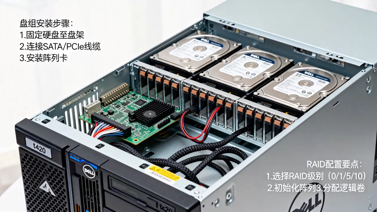 dell服务器t420盘组怎么做?,RAID配置有哪些要点? dell服务器t420盘组怎么做?,RAID配置有哪些要点?