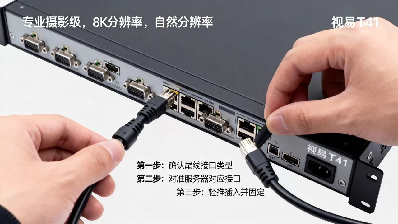 视易T41尾线怎么接服务器,详细接线教程与步骤 视易T41尾线怎么接服务器,详细接线教程与步骤
