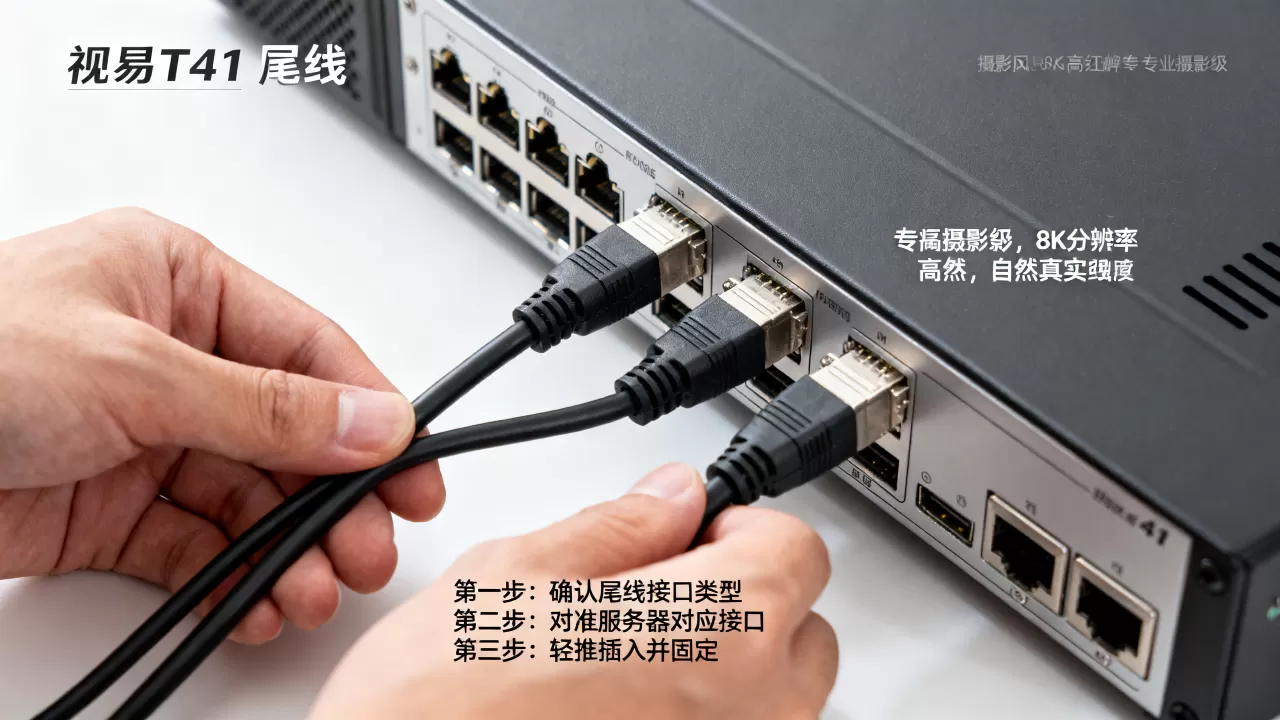 视易T41尾线怎么接服务器,详细接线教程与步骤 视易T41尾线怎么接服务器,详细接线教程与步骤