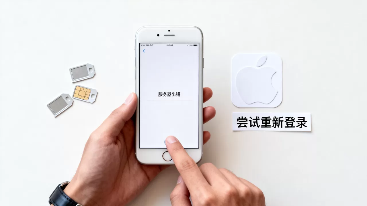 苹果ID登录显示服务器出错怎么办?,是什么原因造成的? 苹果ID登录显示服务器出错怎么办?,是什么原因造成的?