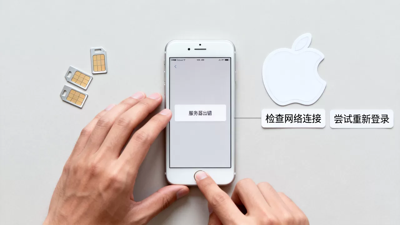 苹果ID登录显示服务器出错怎么办?,是什么原因造成的? 苹果ID登录显示服务器出错怎么办?,是什么原因造成的?
