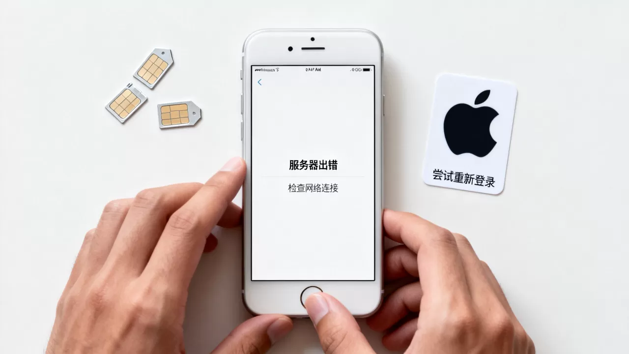 苹果ID登录显示服务器出错怎么办?,是什么原因造成的? 苹果ID登录显示服务器出错怎么办?,是什么原因造成的?