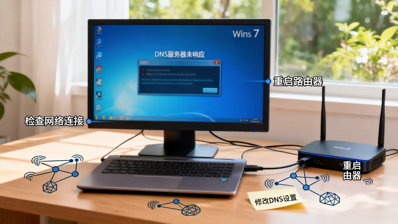 Win7系统DNS未响应怎么办,DNS服务器未响应如何修复? Win7系统DNS未响应怎么办,DNS服务器未响应如何修复?