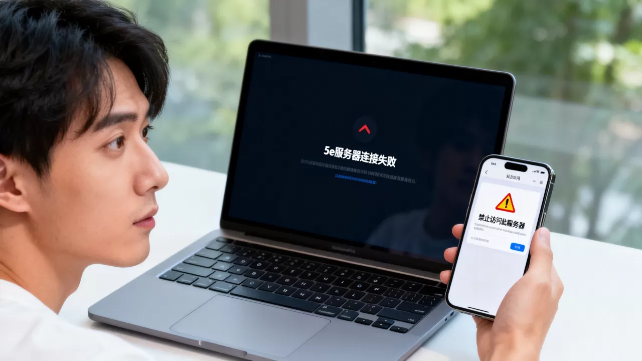 5e禁止使用此服务器怎么办,是怎么回事? 5e禁止使用此服务器怎么办,是怎么回事?