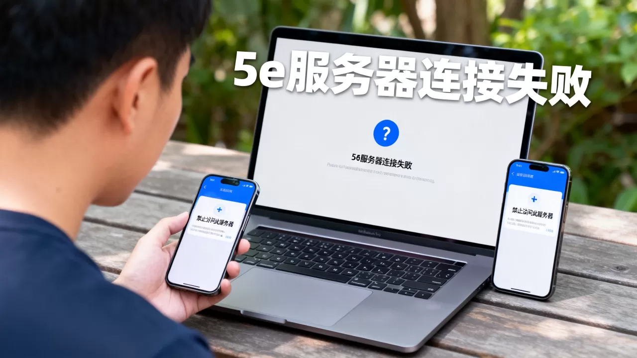 5e禁止使用此服务器怎么办,是怎么回事? 5e禁止使用此服务器怎么办,是怎么回事?