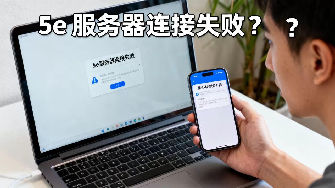 5e禁止使用此服务器怎么办,是怎么回事? 5e禁止使用此服务器怎么办,是怎么回事?