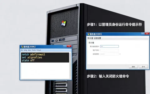 服务器2008r2怎么关防火墙，关闭防火墙命令是什么？