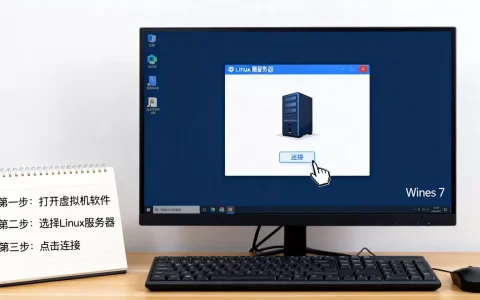 Win7怎么连接虚拟机Linux服务器，具体步骤是什么？
