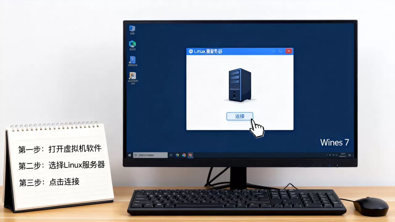 Win7怎么连接虚拟机Linux服务器,具体步骤是什么? Win7怎么连接虚拟机Linux服务器,具体步骤是什么?