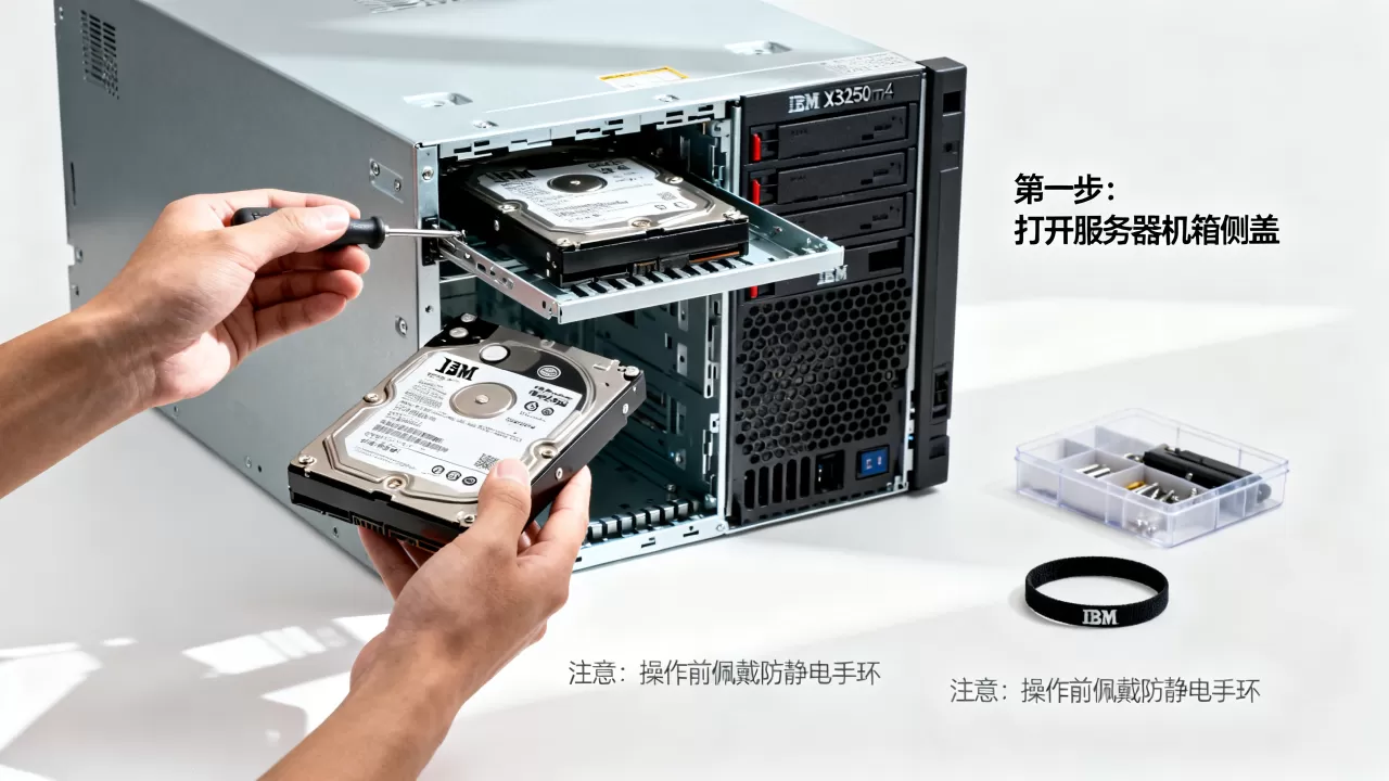 IBM x3250m4服务器硬盘怎么换?,有哪些注意事项 IBM x3250m4服务器硬盘怎么换?,有哪些注意事项
