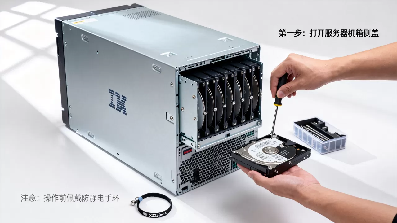 IBM x3250m4服务器硬盘怎么换?,有哪些注意事项 IBM x3250m4服务器硬盘怎么换?,有哪些注意事项