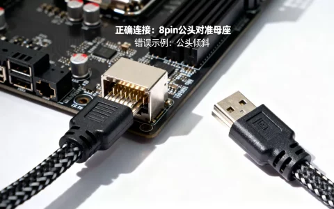 服务器主板8pin供电口插错怎么办，电源线怎么接？