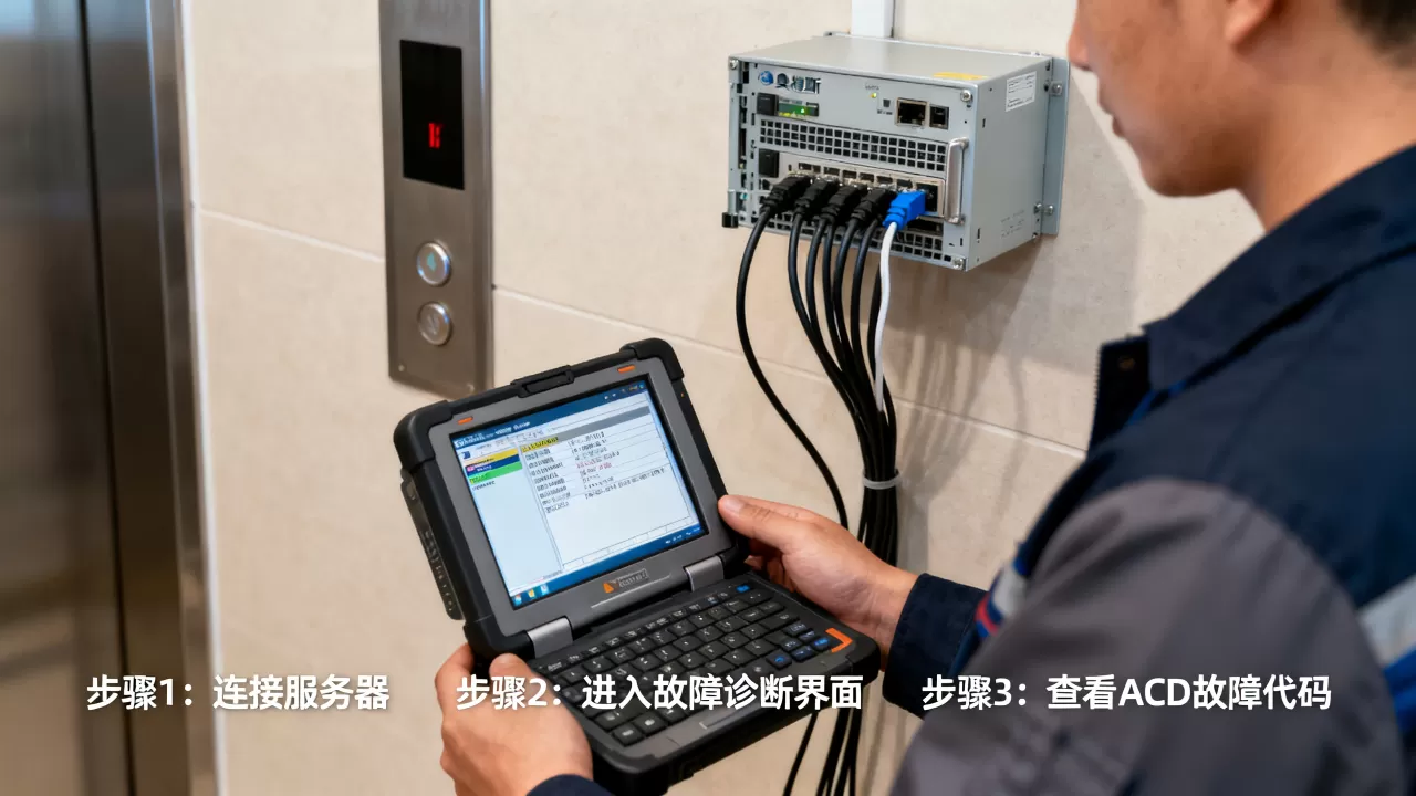 奥的斯电梯ACD故障如何用服务器查看,有哪些方法? 奥的斯电梯ACD故障如何用服务器查看,有哪些方法?